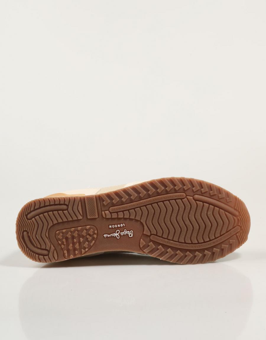 ZAPATILLAS PEPE JEANS LONDON SNAKE W PLS40024 en color Beige