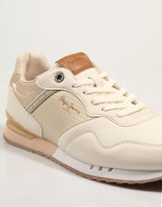ZAPATILLAS PEPE JEANS LONDON SNAKE W PLS40024 en color Beige