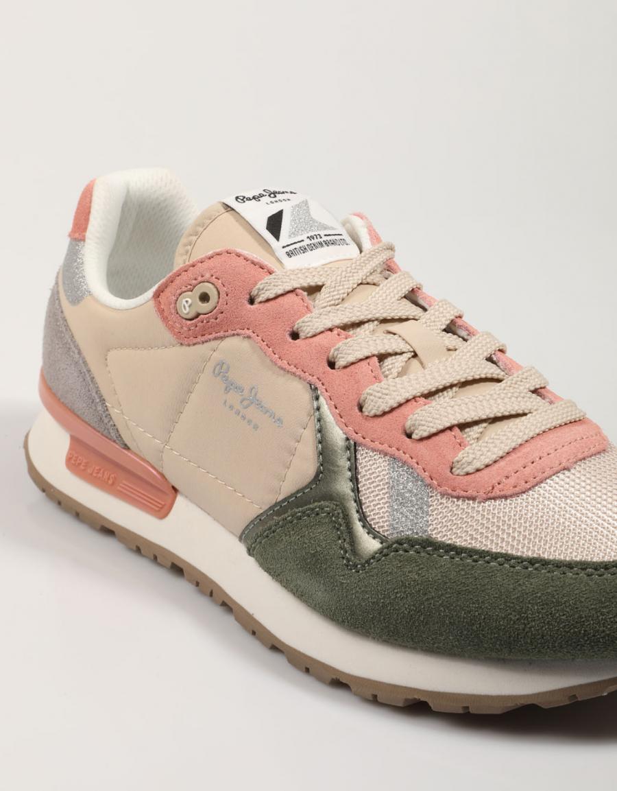 ZAPATILLAS PEPE JEANS BRIT MIXT W PLS40019 en color Multicolor