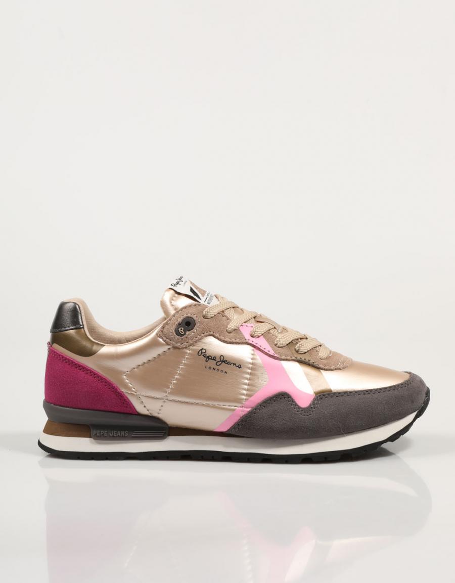 ZAPATILLAS PEPE JEANS BRIT PRINTS W PLS40021 en color Oro