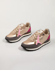 ZAPATILLAS PEPE JEANS BRIT PRINTS W PLS40021 en color Oro