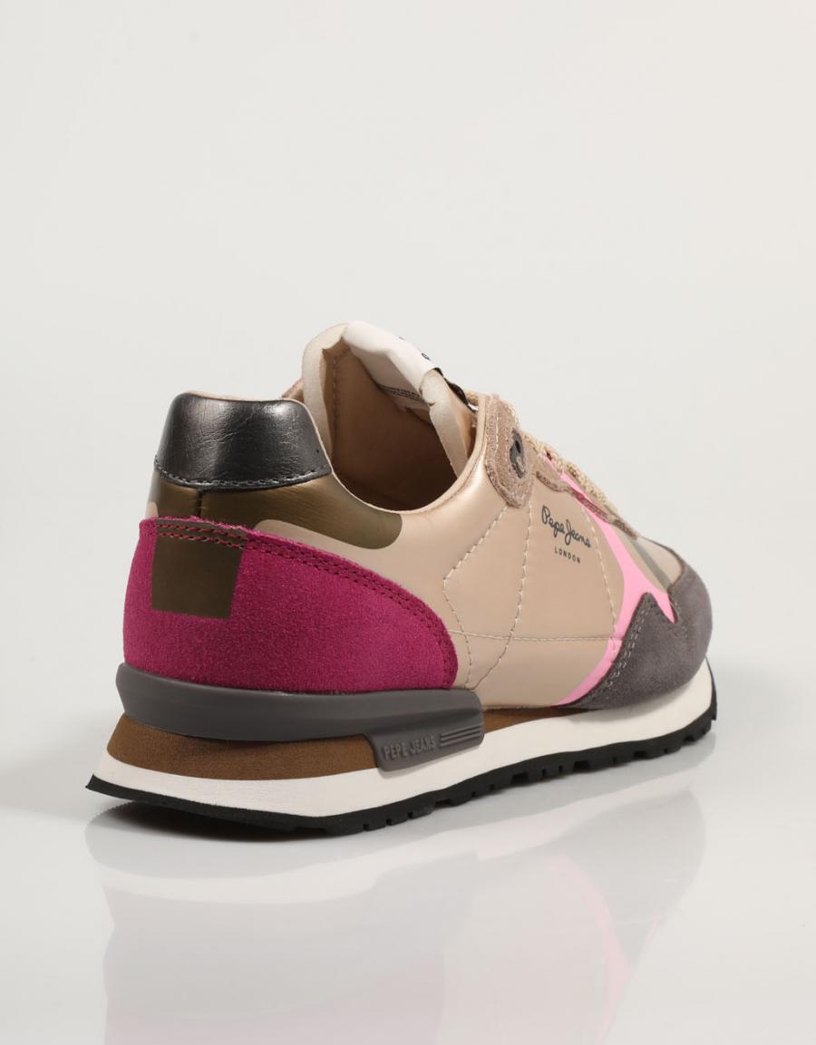 ZAPATILLAS PEPE JEANS BRIT PRINTS W PLS40021 en color Oro