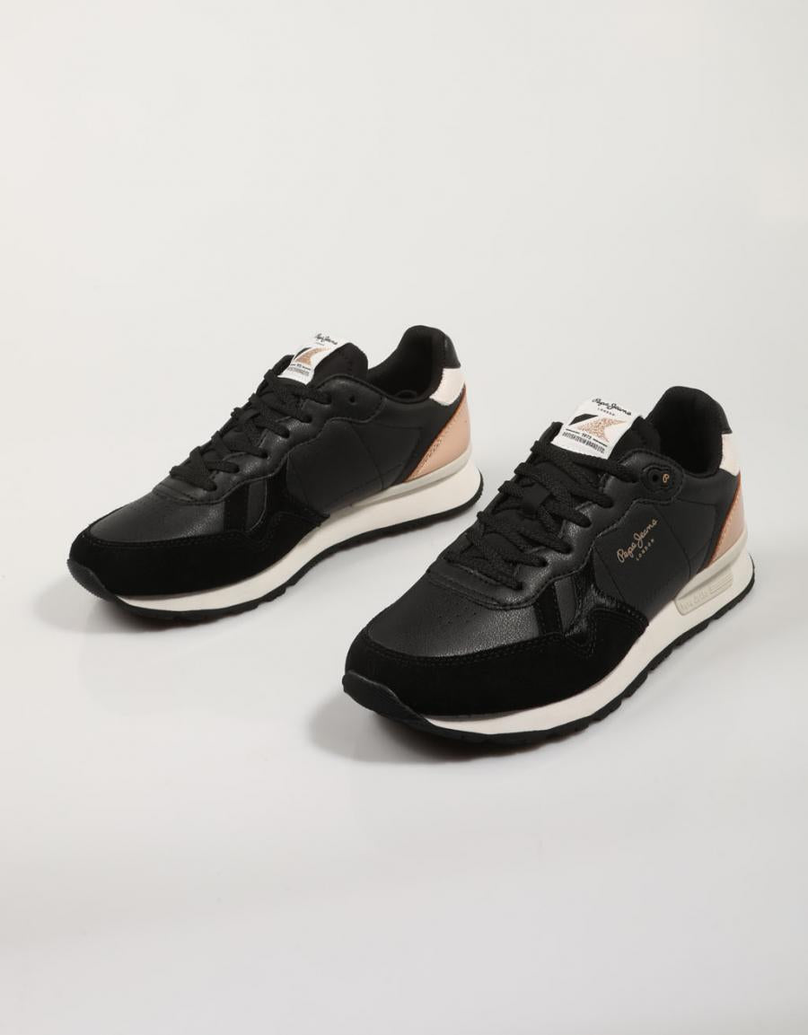 ZAPATILLAS PEPE JEANS BRIT SUN W PLS40026 en color Negro