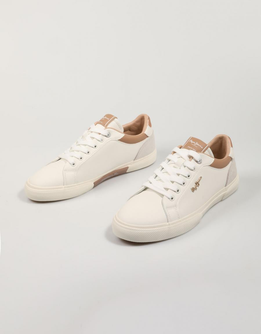 Sneaker PEPE JEANS Kenton Court w pls31588 in bianco