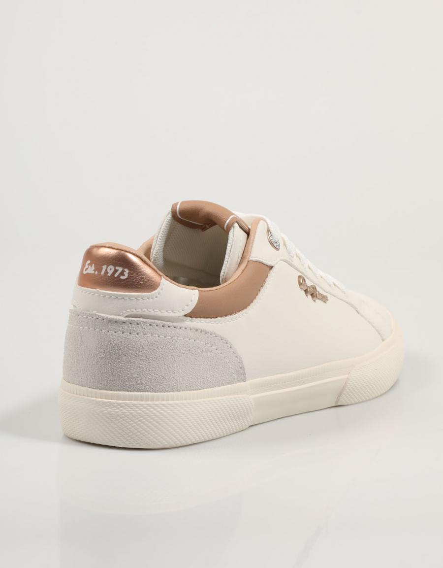 Sneaker PEPE JEANS Kenton Court w pls31588 in bianco