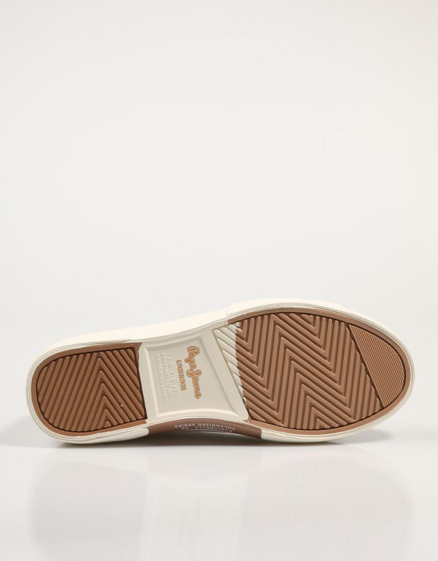 Sneaker PEPE JEANS Kenton Court w pls31588 in bianco