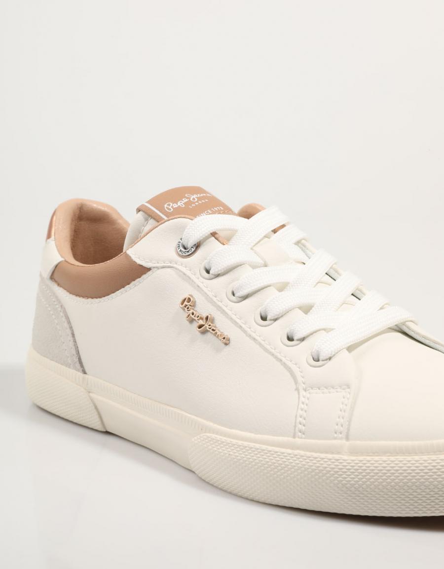 Sneaker PEPE JEANS Kenton Court w pls31588 in bianco
