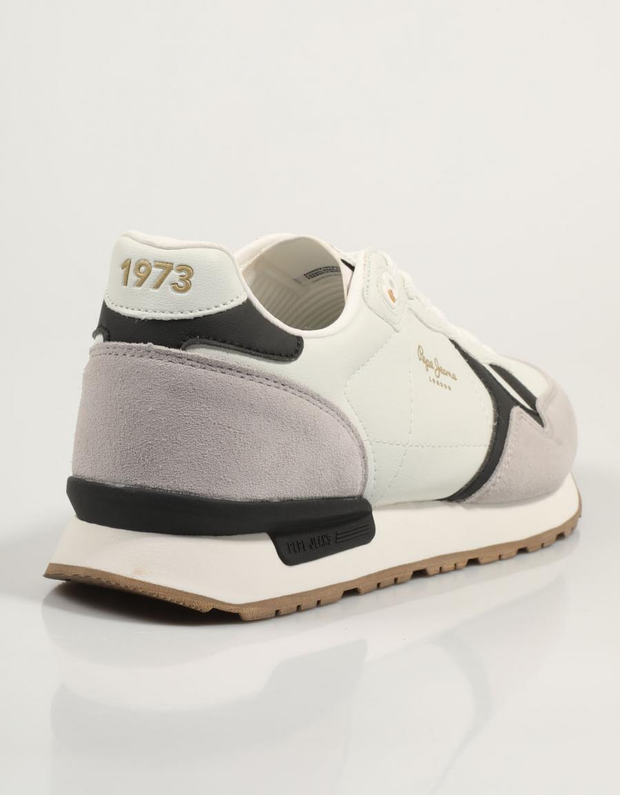 ZAPATILLAS PEPE JEANS BRIT SUPRA M PMS40020 en color Blanco