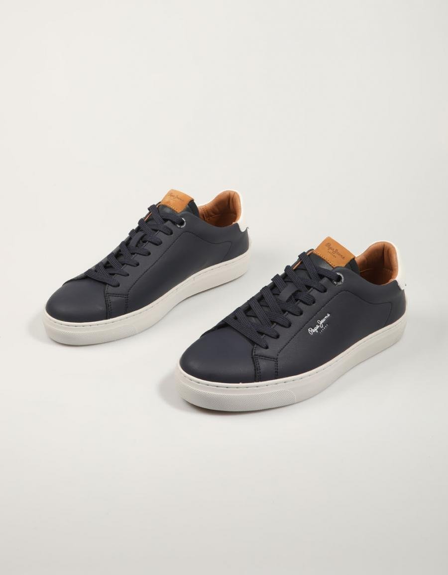 ZAPATILLAS PEPE JEANS CAMDEN CLUB M PMS00020 en color Azul marino