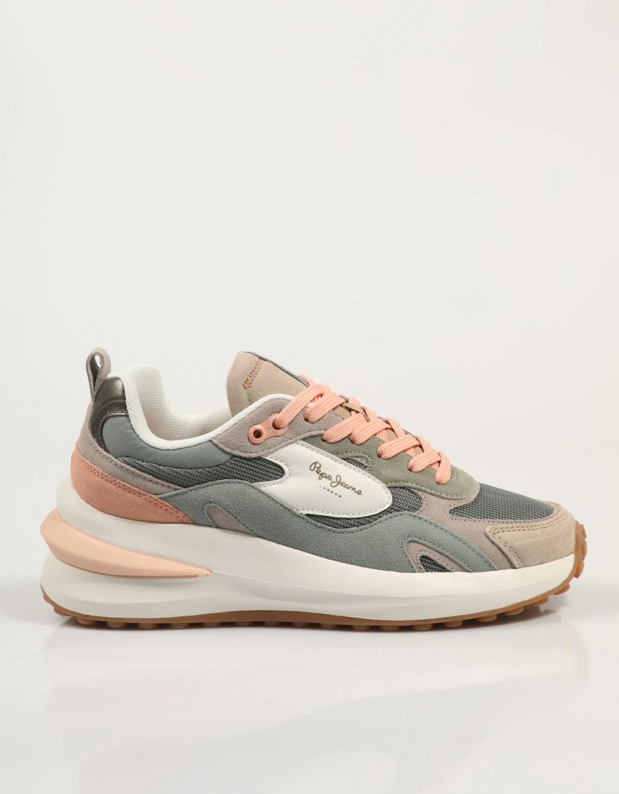 ZAPATILLAS PEPE JEANS WINSLOW URBAN W PLS60013 en color Kaki