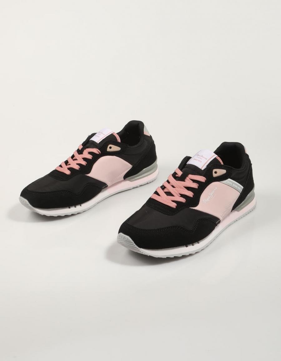 Sneaker PEPE JEANS London Colors G PGS40006 in colore nero