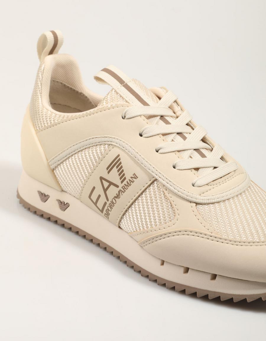 Armani EA7 X8X185 XR175 tênis em bege