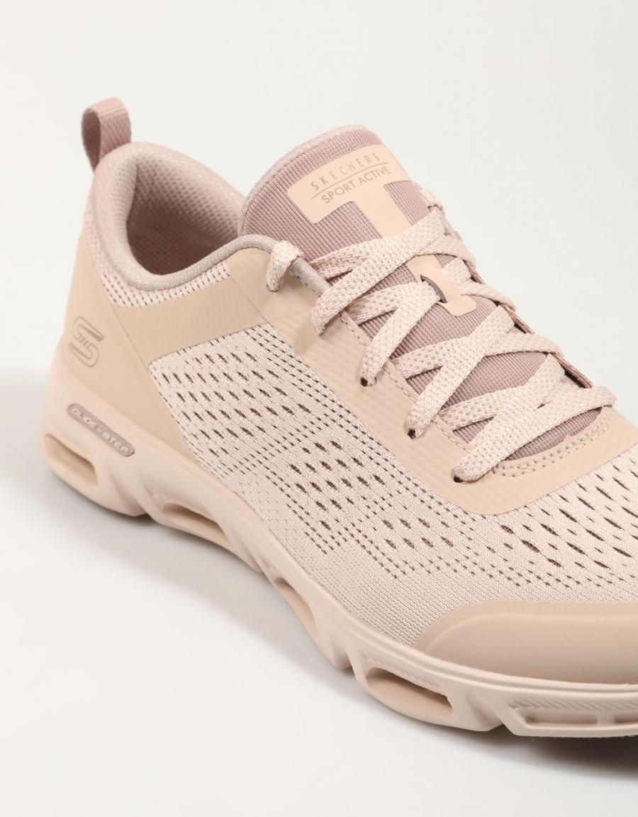 Skechers STED gratifica os tênis de Lema Skechers em rosa