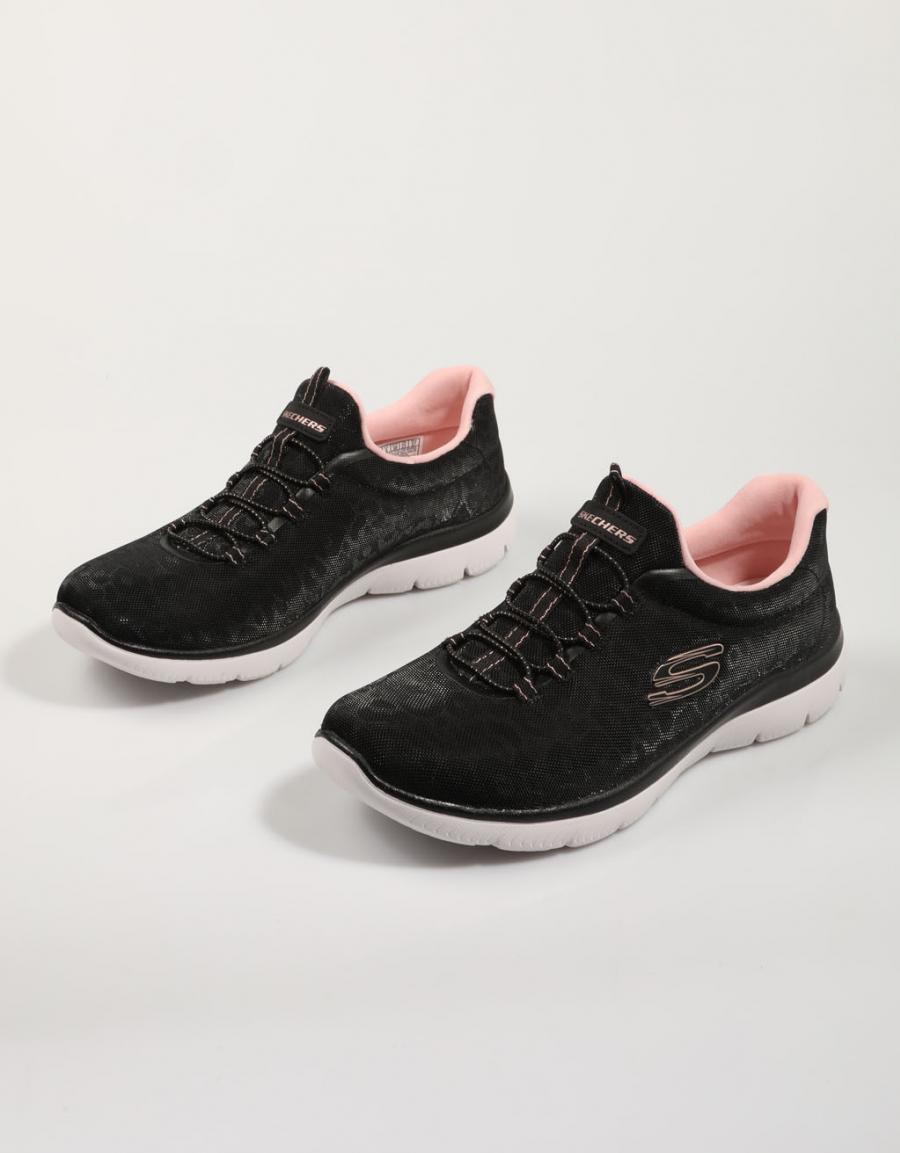 ZAPATILLAS SKECHERS SUMMKITS SPARKLING SPOTS en color Negro