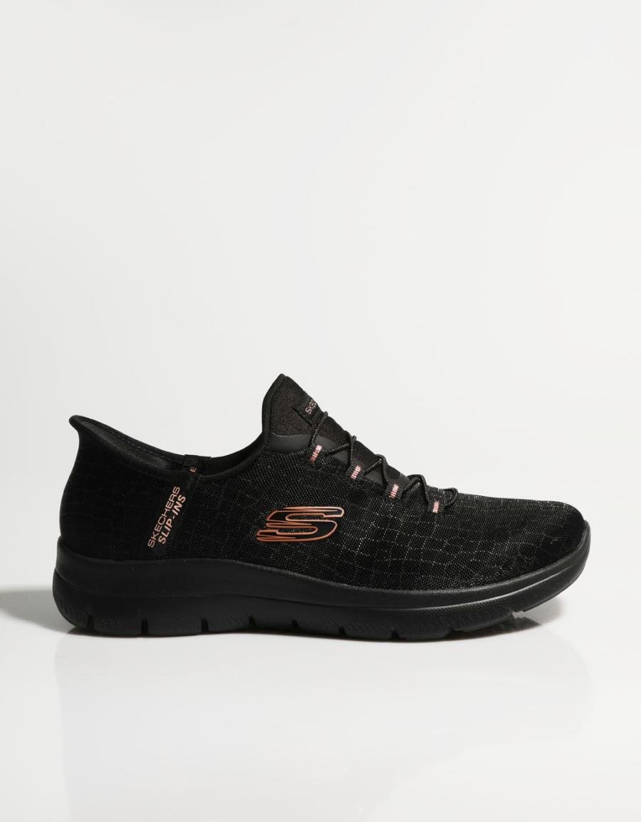Zapatillas Skechers Slip Ins Summits Classy en Color Negro