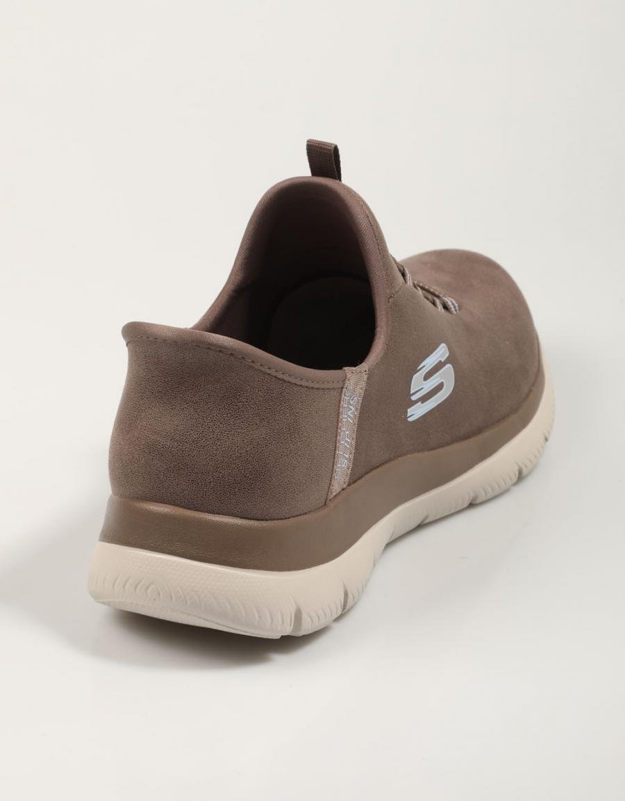 ZAPATILLAS SKECHERS SUMMITS en color Cuero