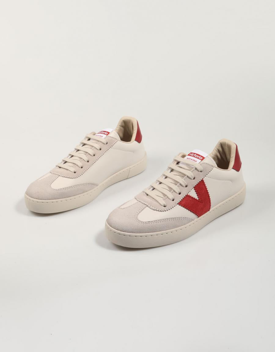 ZAPATILLAS VICTORIA 1126184 BERLIN CICLISTA CARMIN en color Blanco