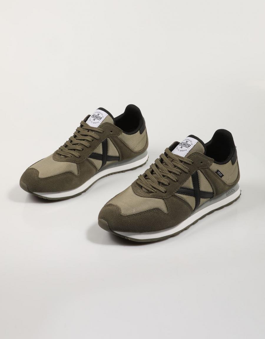 ZAPATILLAS MUNICH MASSANA CLASSIC MAN en color Kaki