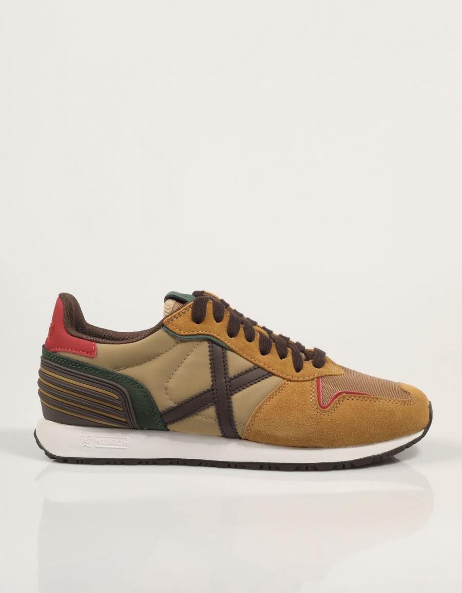 ZAPATILLAS MUNICH MASSANA CLUB en color Kaki
