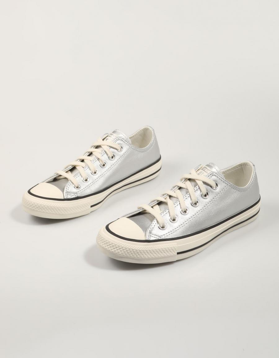 Sneakers CONVERSE Chuck Taylor tous étoilent en argent