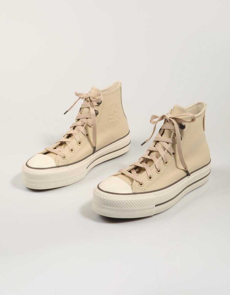 Tênis CONVERSE Chuck Taylor All Star Lift in Beige Color