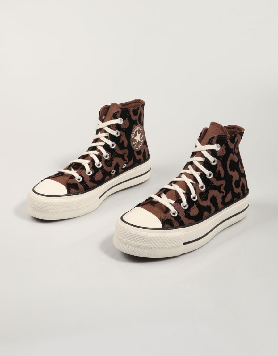 Sneakers CONVERSE Chuck Taylor All Star Lift in brown color