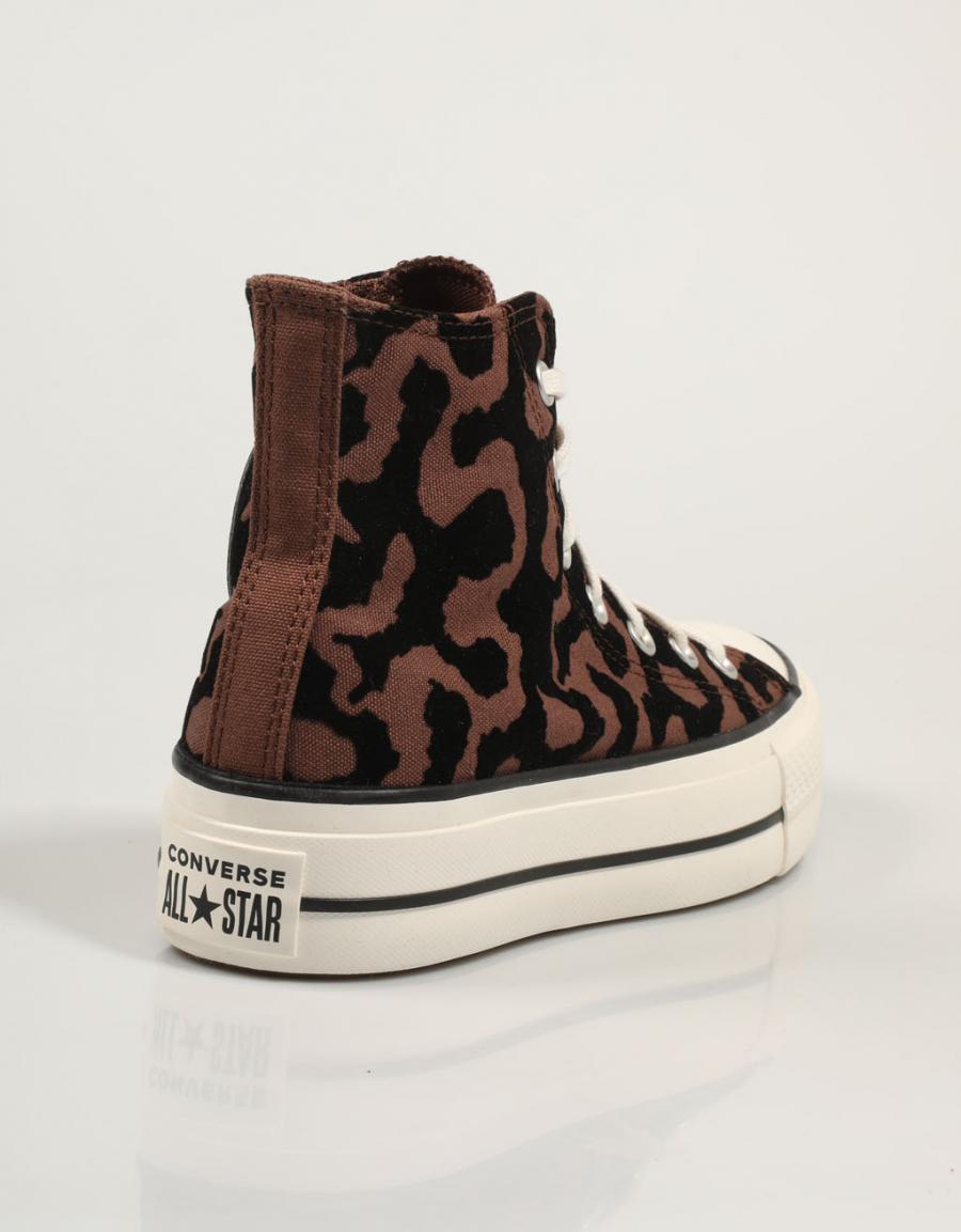 Sneakers CONVERSE Chuck Taylor All Star Lift in brown color