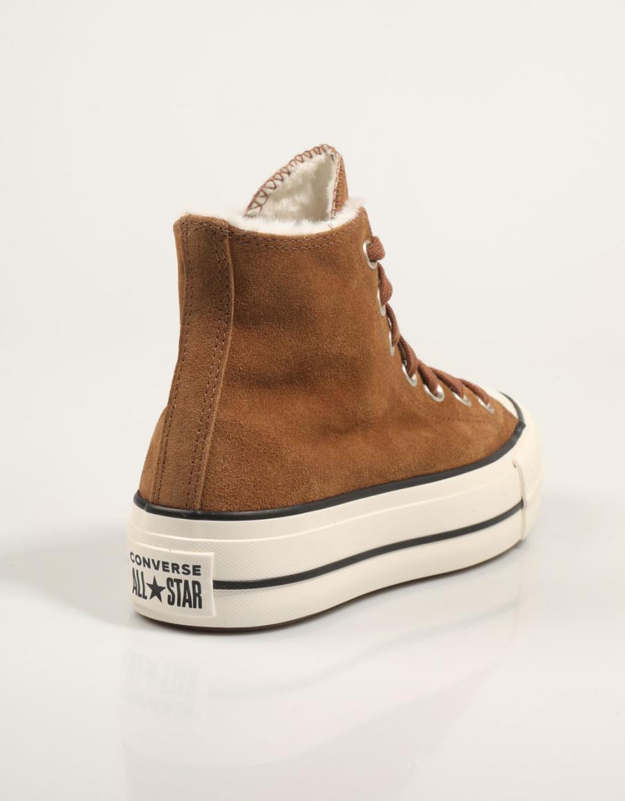 Sneaker CONVERSE Accogliente piattaforma club Chuck Taylor in cuoio colorato