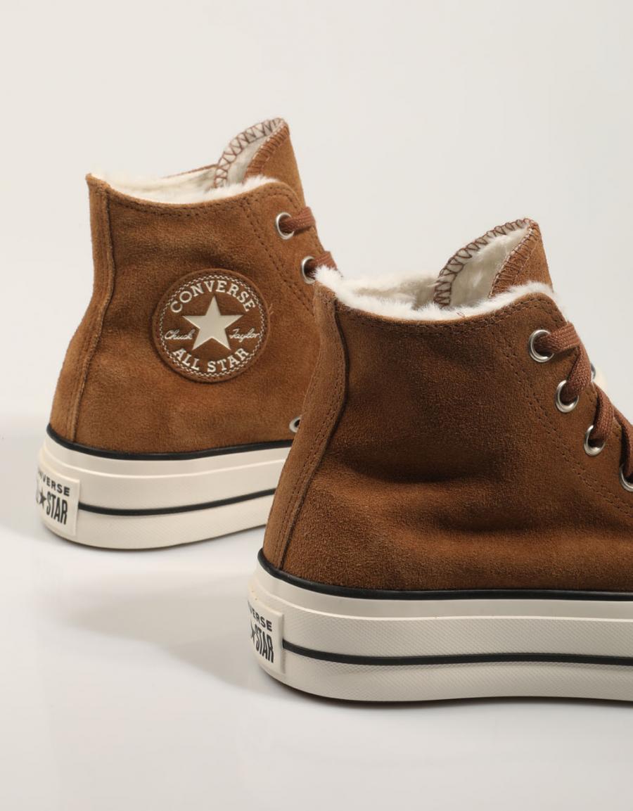 Sneaker CONVERSE Accogliente piattaforma club Chuck Taylor in cuoio colorato