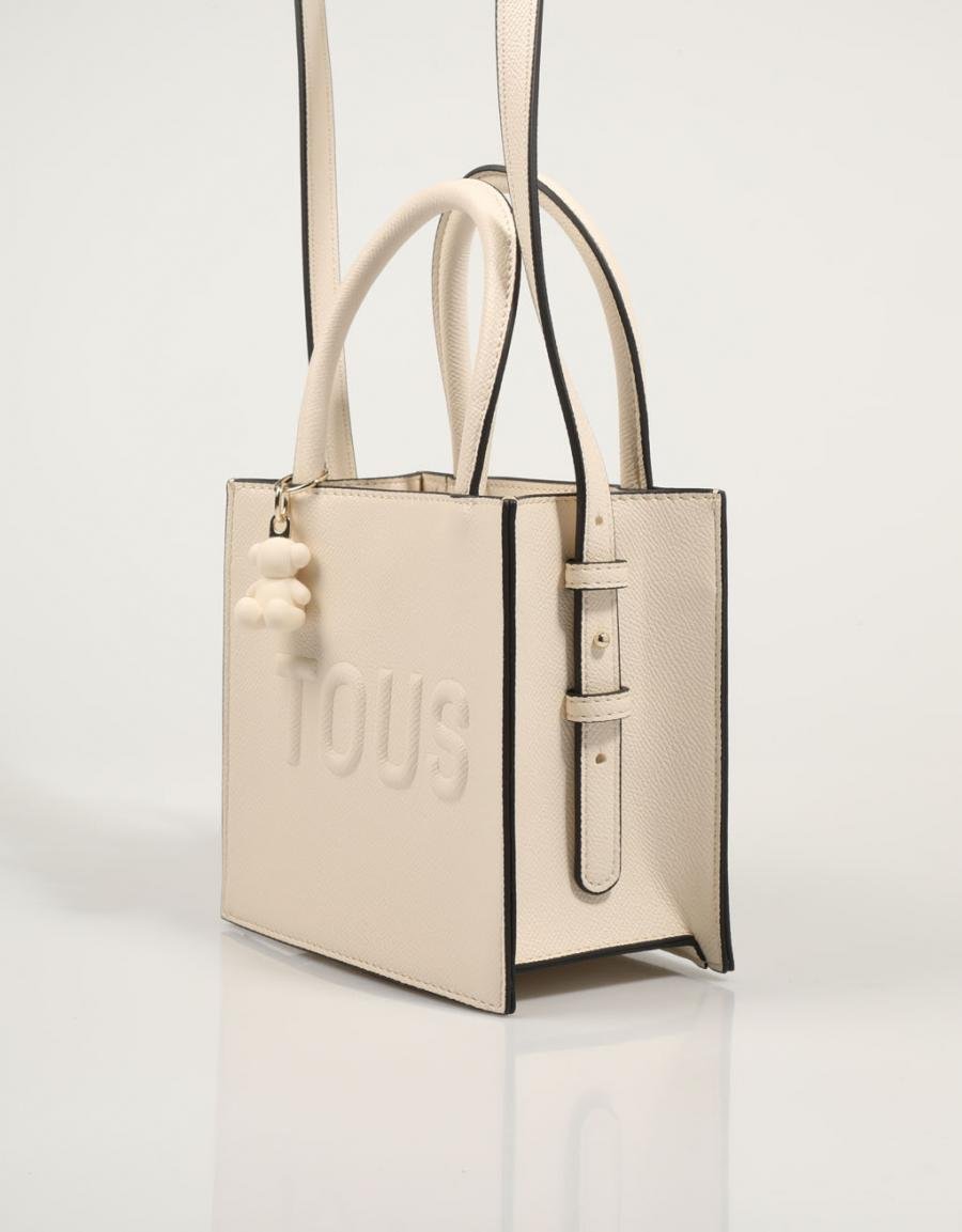 BOLSO TOUS BOLSO MINI CUBE  BRENDA en color Beige