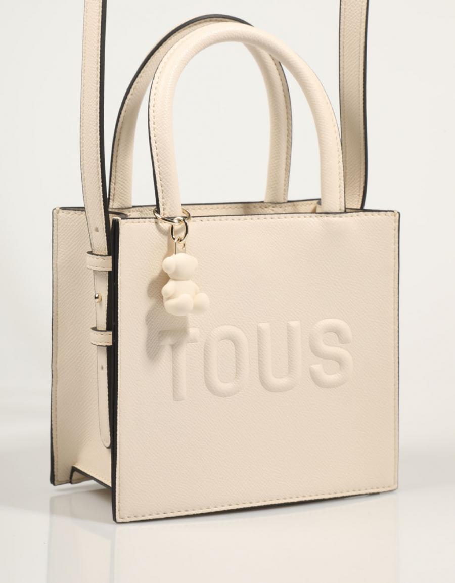 BOLSO TOUS BOLSO MINI CUBE  BRENDA en color Beige