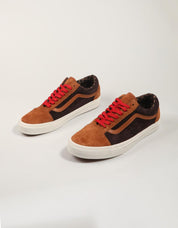 Tênis VANS Old Skool em cor de couro