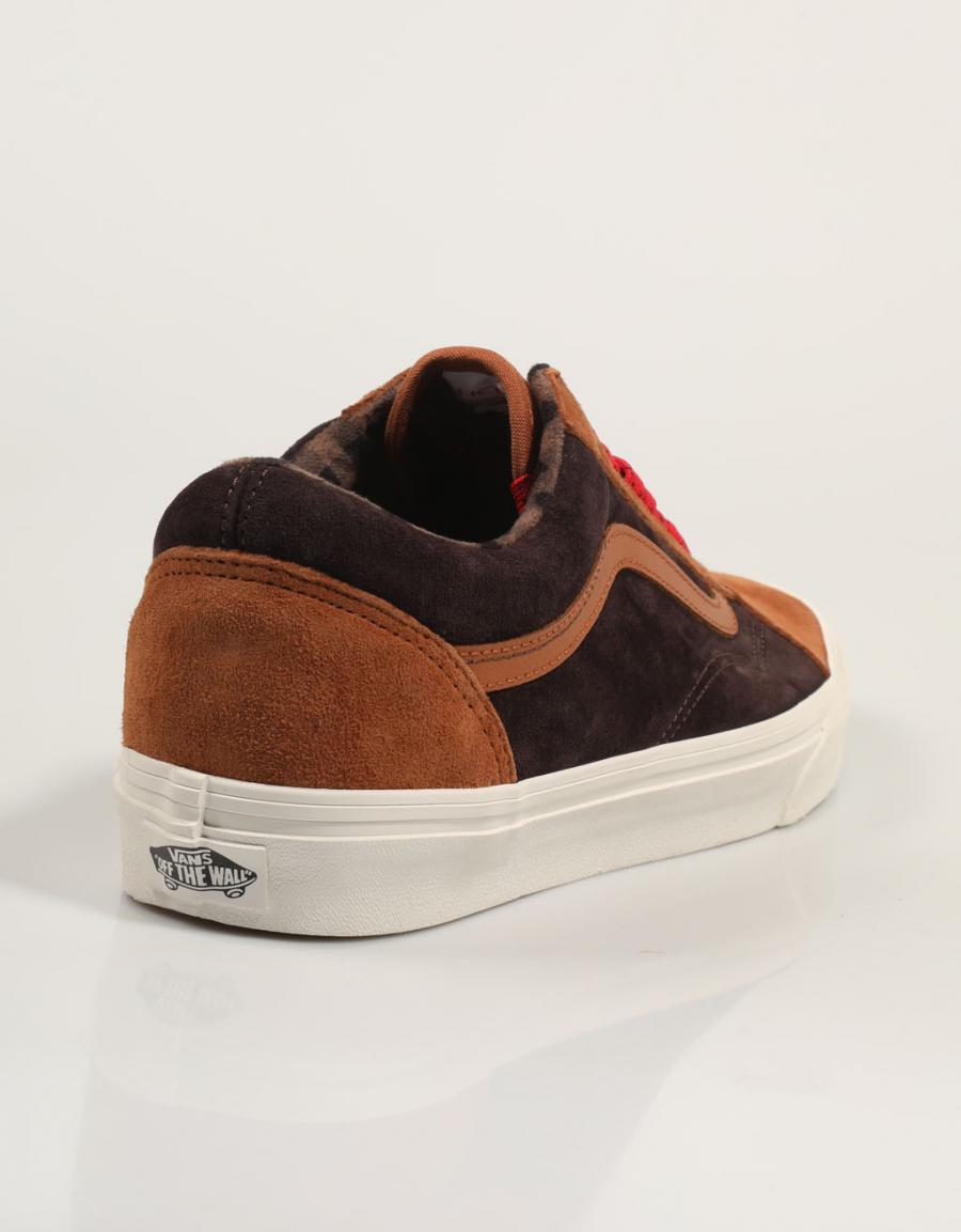 Tênis VANS Old Skool em cor de couro