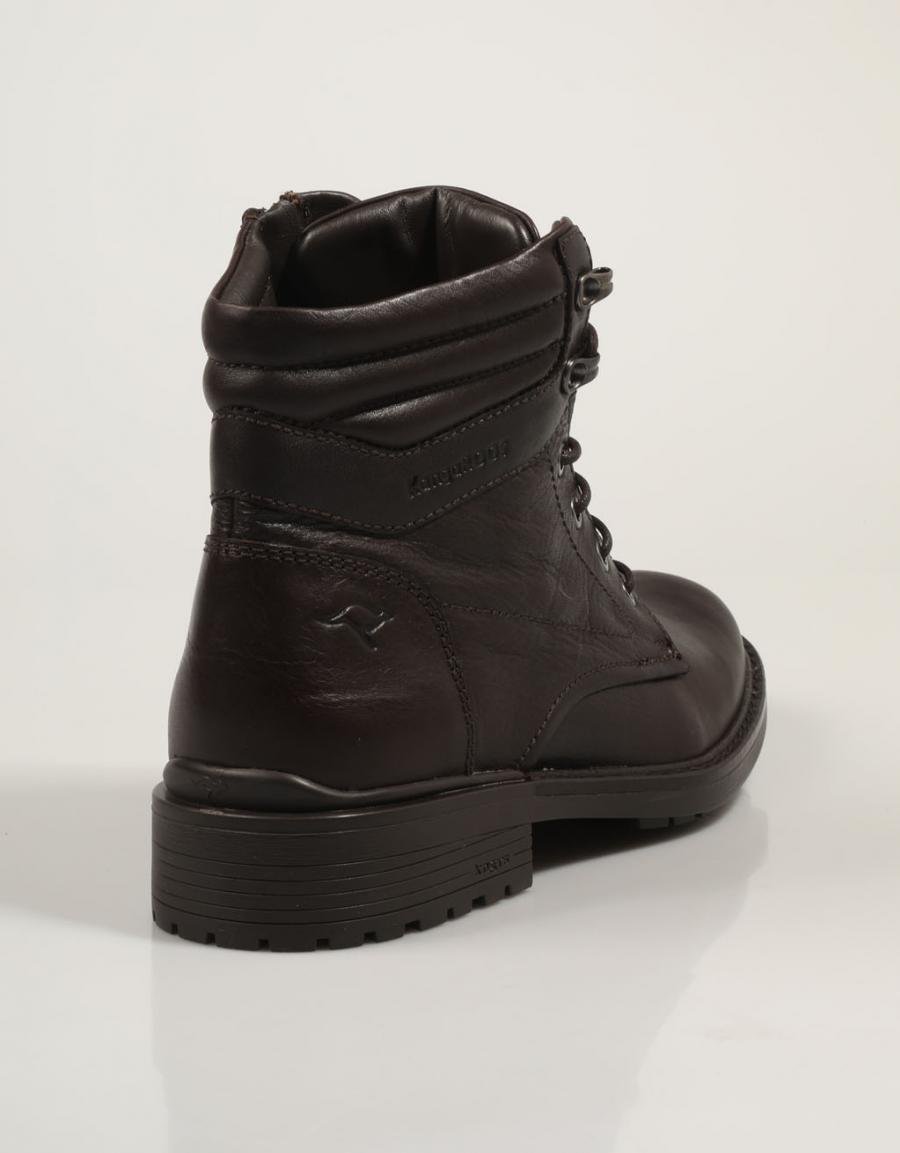 Kangaroos 677 booties in brown