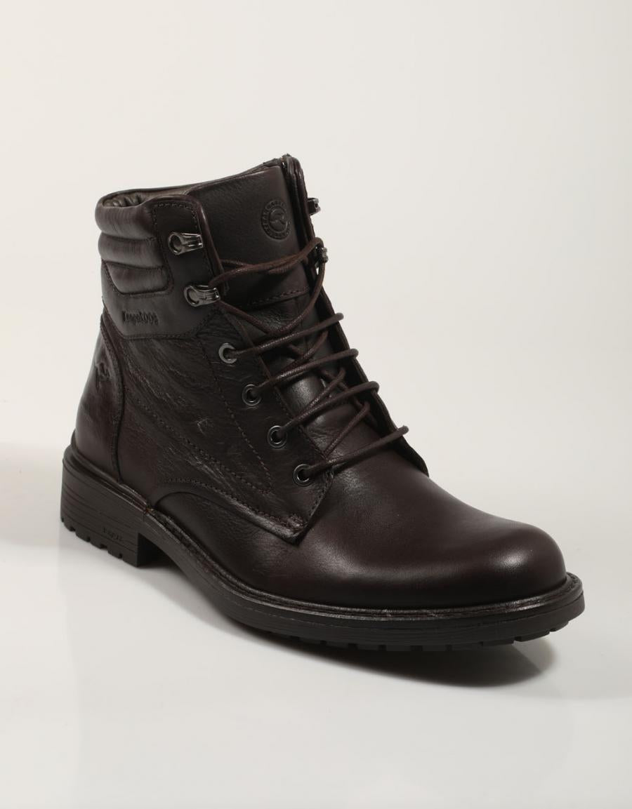Kangaroos 677 booties in brown