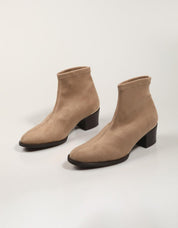 Miss Elastic 77410 Botas de tornozelo na cor de couro