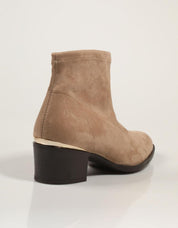 Miss Elastic 77410 Botas de tornozelo na cor de couro