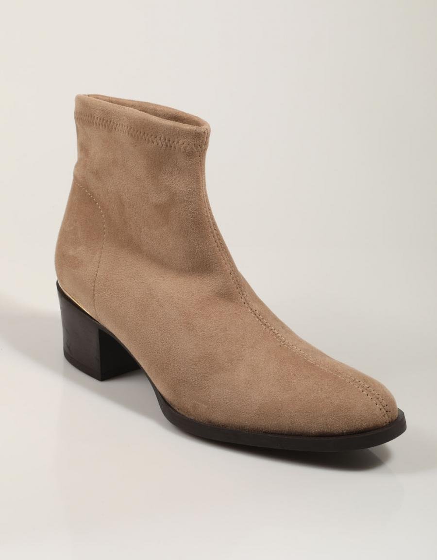 Miss Elastic 77410 Botas de tornozelo na cor de couro