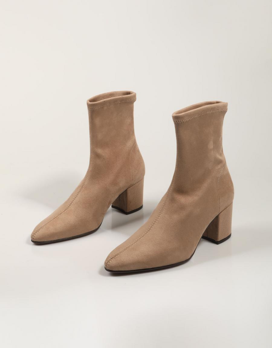 BOTINES MISS ELASTIC 77745 en color Beige