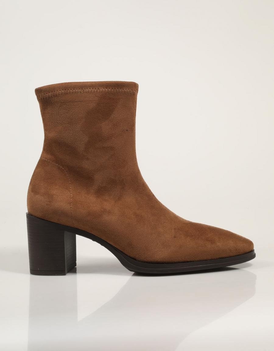 Miss Elastic 76200 Ankle boots in leather color