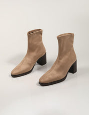 BOTINES MISS ELASTIC 76200 en color Beige