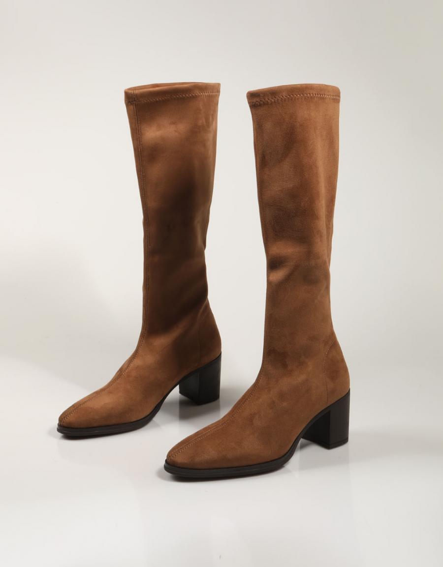 Miss Elastic 76202 boots in leather color