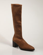 Miss Elastic 76202 boots in leather color