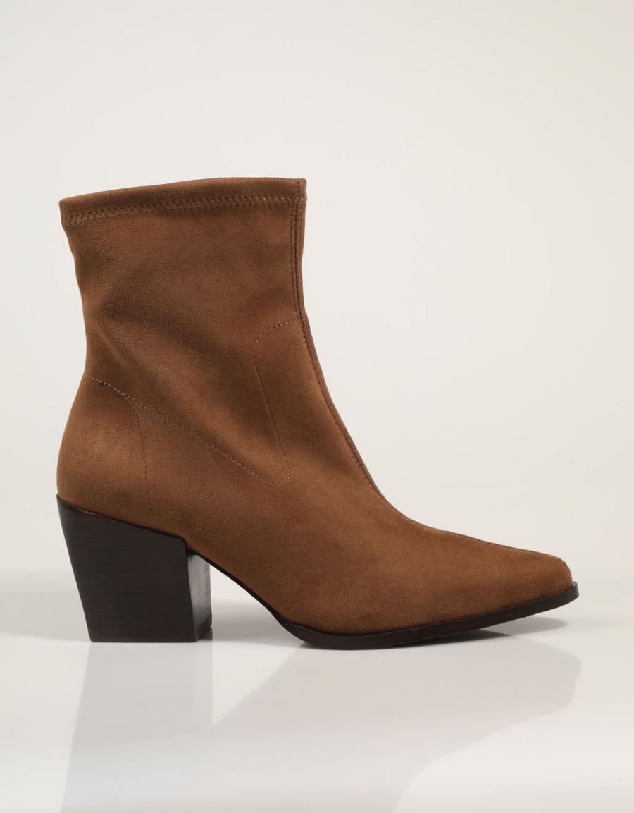 BOTINES MISS ELASTIC 77698 en color Cuero