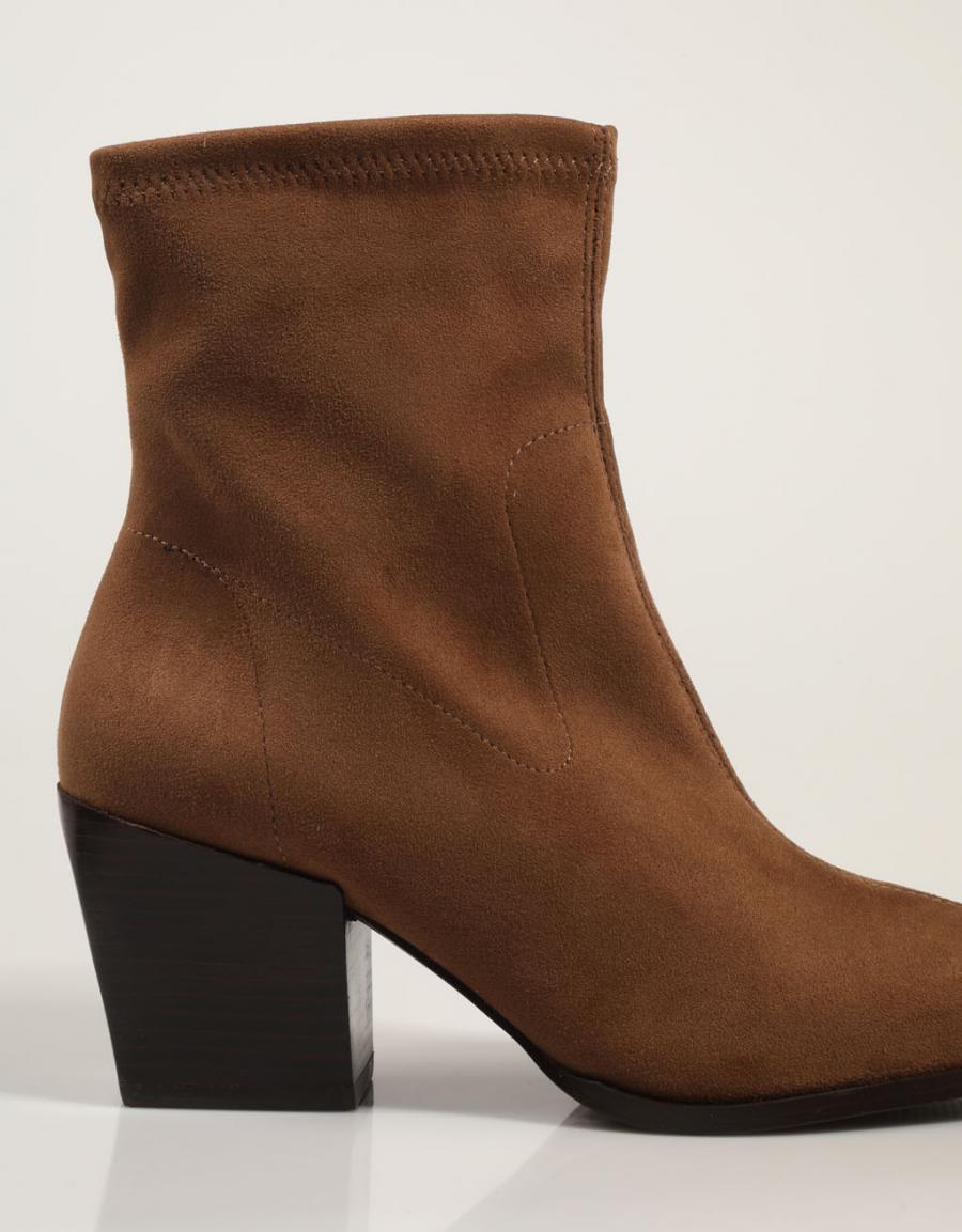 BOTINES MISS ELASTIC 77698 en color Cuero