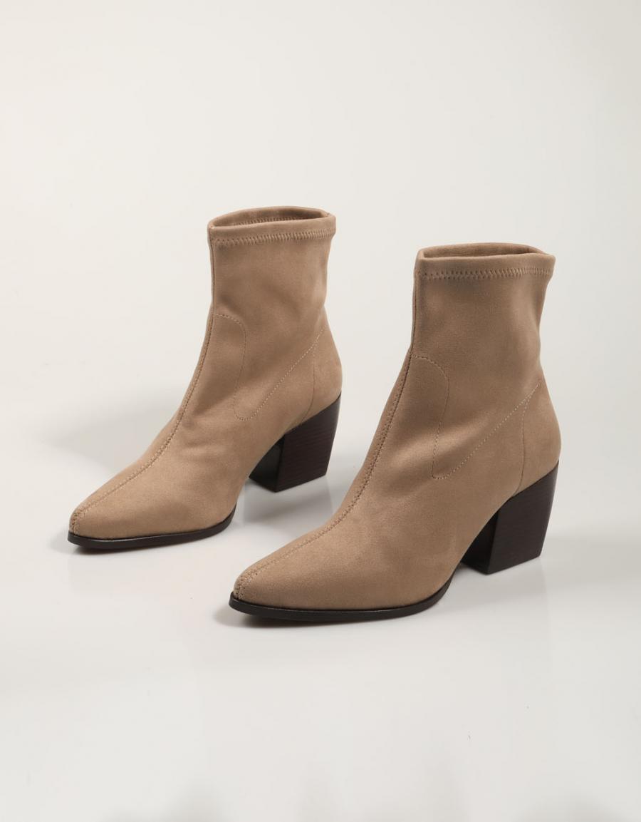 BOTINES MISS ELASTIC 77698 en color Beige