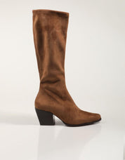Miss Elastic 77697 boots in leather color