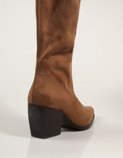 Miss Elastic 77697 boots in leather color