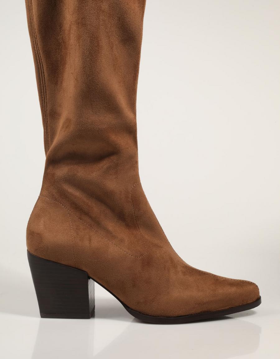 Miss Elastic 77697 boots in leather color