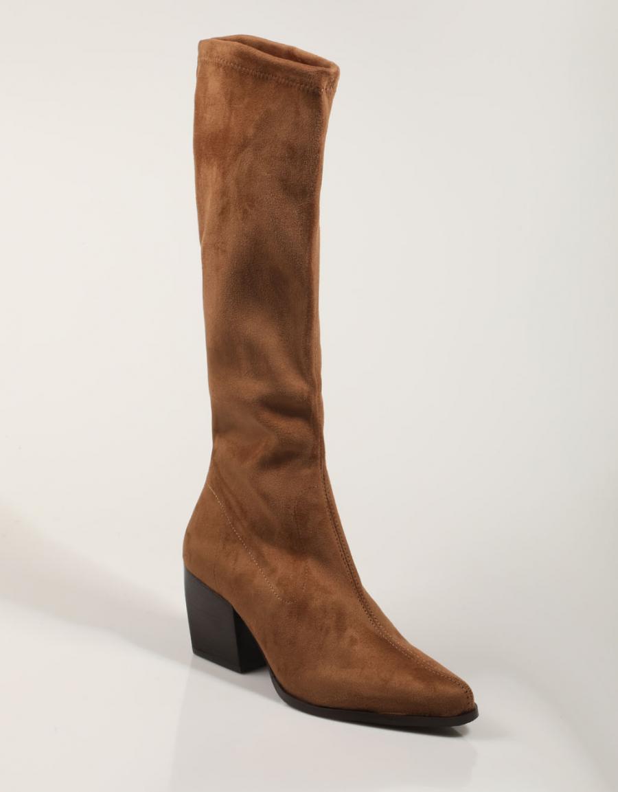Miss Elastic 77697 boots in leather color